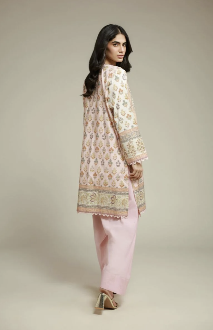 Tailored 2 Piece | Top and Bottom | Embroidered | Textured Lawn | KHAADI