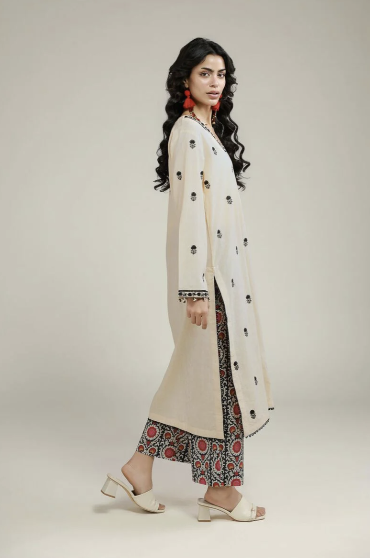 2-Piece Tailored Set | Embroidered | Dobby | KHAADI
