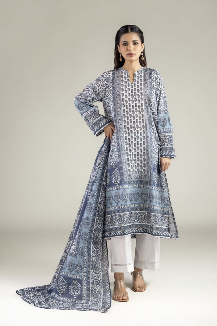 Lawn Tailored 3-Piece | Printed | Lawn | KHAADI